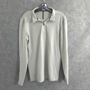 Ten Thousand‎ Iron Versatile Mock Neck Shirt Men's S Gray Golf Sports Quater Zip